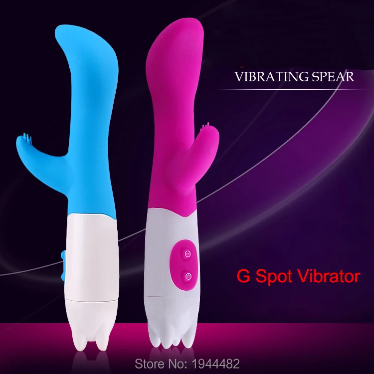 Новая Водонепроницаемая Женская Вибрирующая палочка с двойным Мотором для точки