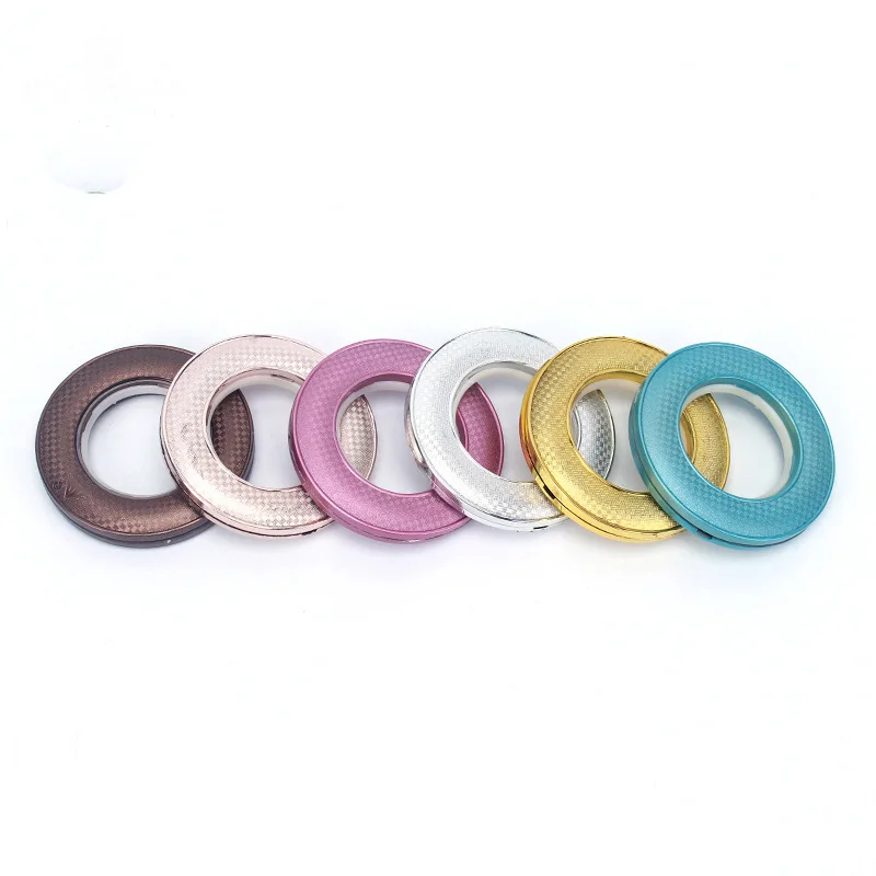 50 шт./лот серебряные Аксессуары для штор окон перфоратор пластика римское кольцо