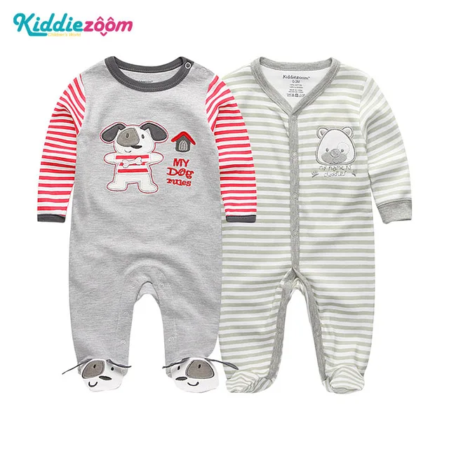 Baby Rompers2073 Девочки Одежда для малышей, комплекты для новорожденных цельные костюмы из чистого хлопка для маленьких девочек Одежда для мальчиков и девочек; Roupas de bebe; одежда для маленьких мальчиков от 1/2/3/5/6 шт - Цвет: Baby Rompers2073