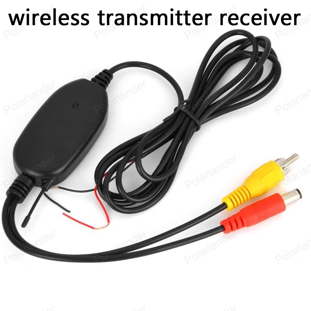 

2.4G Wireless RCA Video Transmitter Receiver Kit for Car DVD Monitor Rear View Camera Reverse Backup Top-Rated Best Quality