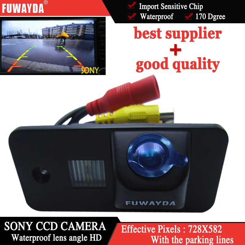 

FUWAYDA FOR SONY CCD Car Rear View Reverse Backup Parking CAMERA for AUDI A3 S3 A4 S4 A6 A6L S6 A8 S8 RS4 RS6 Q7 WATERPROOF HD