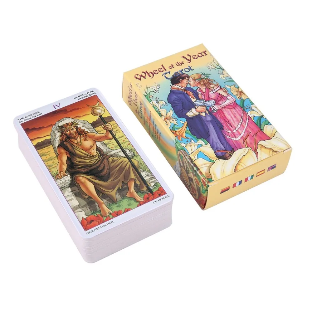 Английское колесо года Tarot палубная карта Game легендарная судьба гадания для