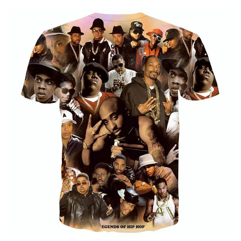 Летняя футболка с надписью Legends Of Hip Hop 2pac Tupac/Biggie Smalls/Snoop Dogg смешная в стиле хип хоп