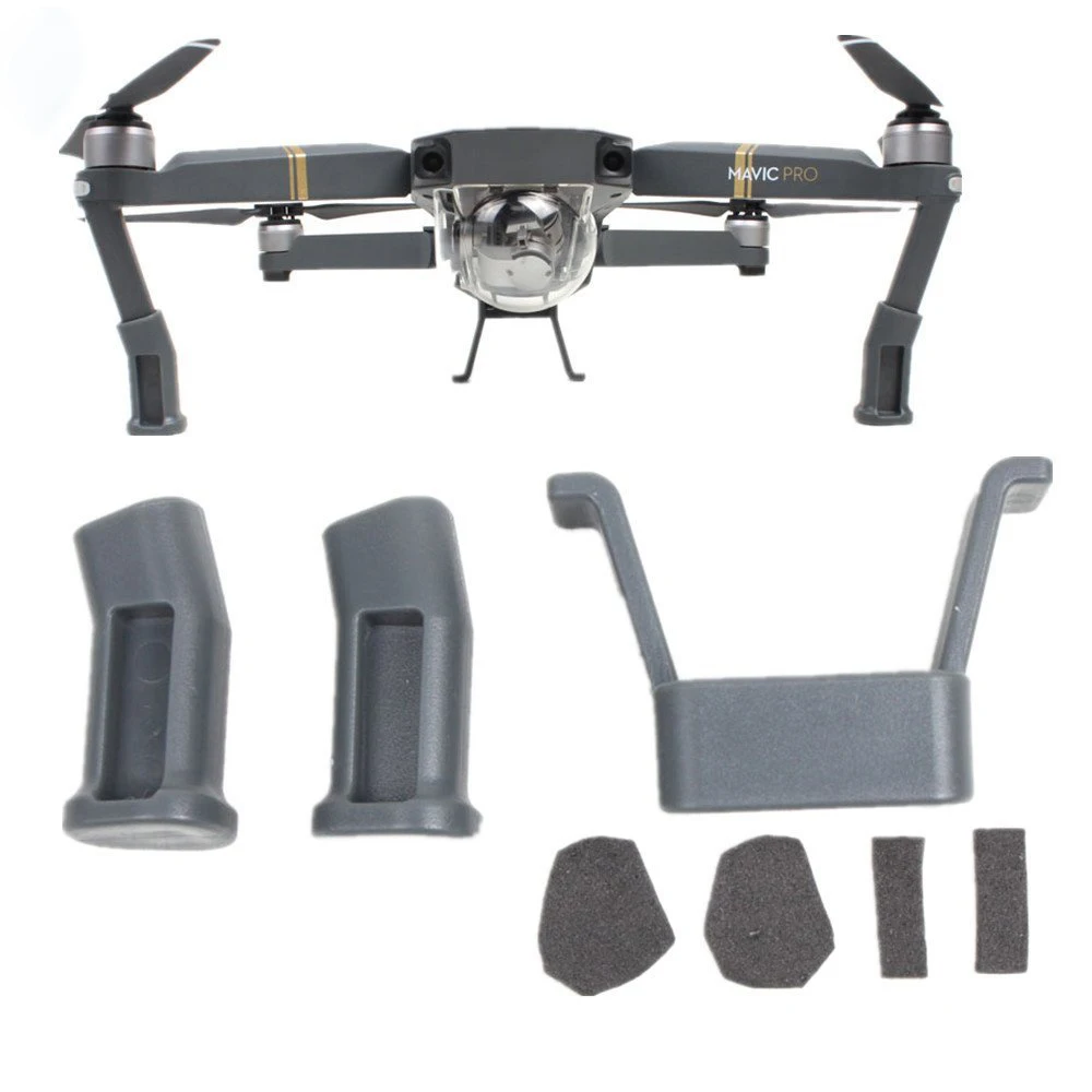 

DJI Mavic Pro Landing Gear Leg Height Extender Kit Riser Set Stabilizers with Protection Pad Free Shipping