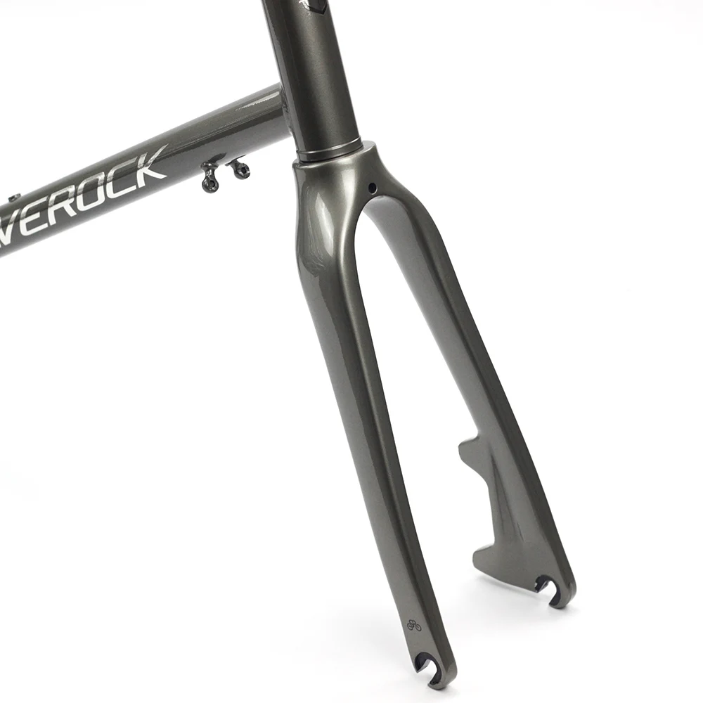 Silverock хромированная рама Карбоновая вилка 451 406 2" 1 1/8" Minivelo рама вилка подходящий диск суппорт тормоза городские велосипеды рама
