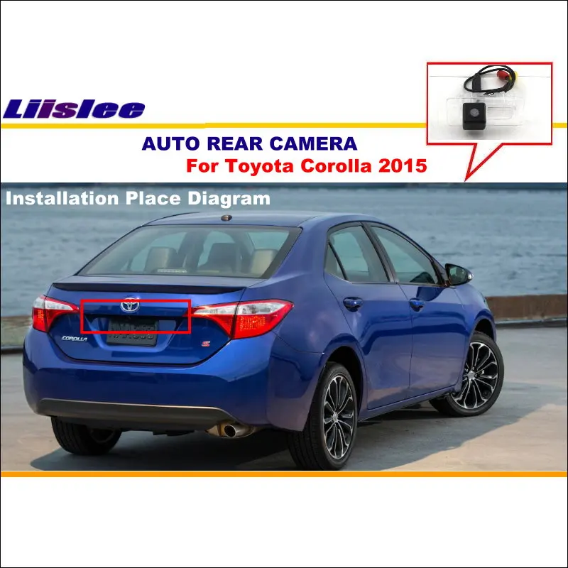 Liislee камера заднего вида для Toyota Corolla резервная парковочная камера HD CCD номерной знак свет ночного видения