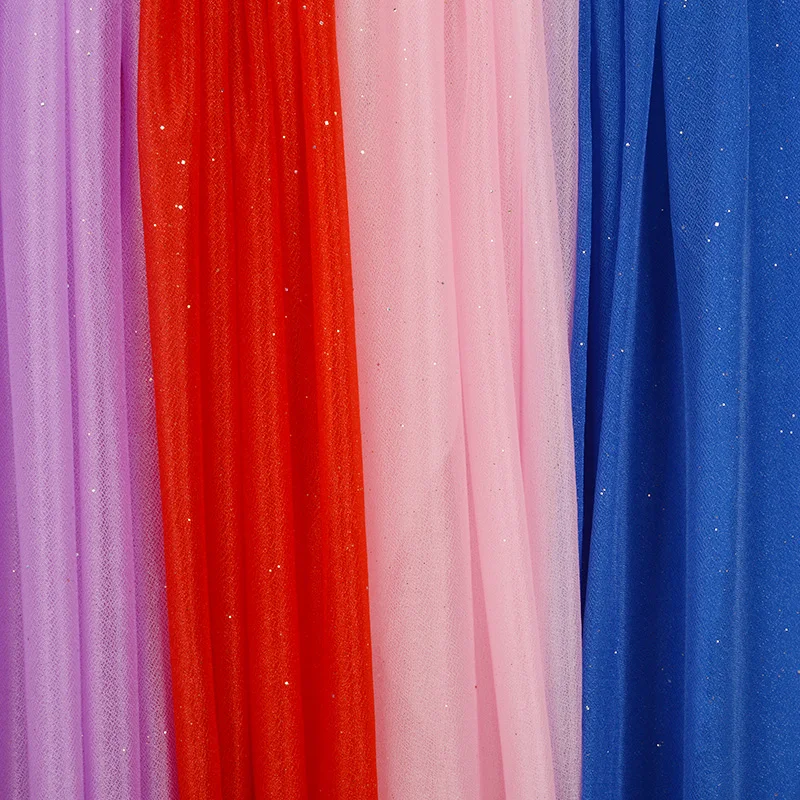 Красота блестка пряжи ткани жемчужина ткань занавеса декоративные эластичные