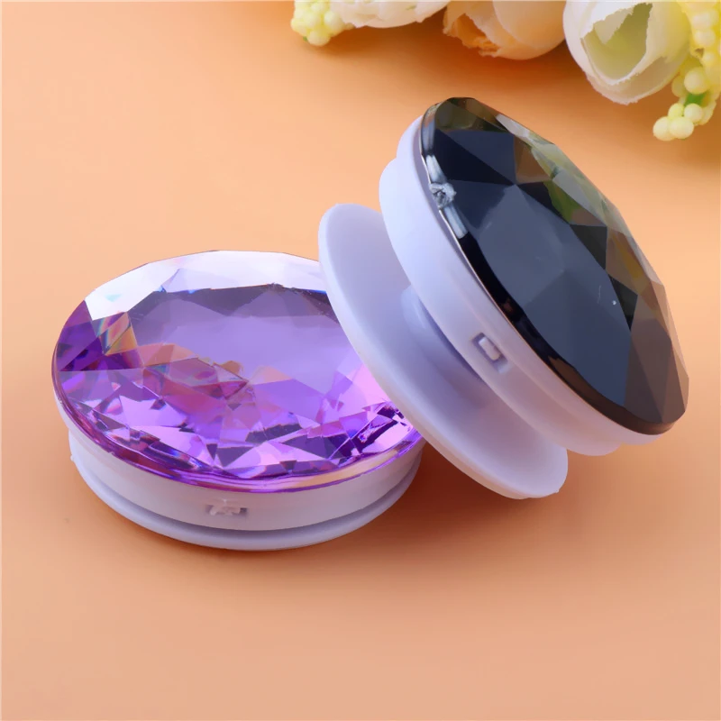 SIANCS Anti-Drop Rrystal Gasbag Mobile Phone Holder For iPhone X XS XR 8 6s Samsung Extensible Airbag Round Stand Bracket Mount
