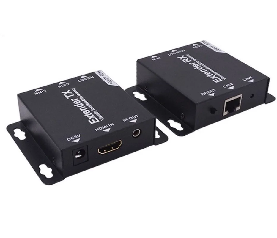 Удлинитель HDMI по сети 60 м 1080P УДЛИНИТЕЛЬ ИК к RJ45 преобразователь передатчик и