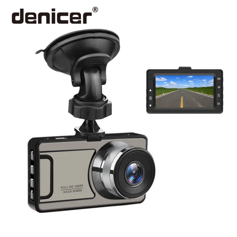 Denicer Dash Cam 3 0 дюймовый экран камера Full HD 1080P Автомобильный регистратор видео