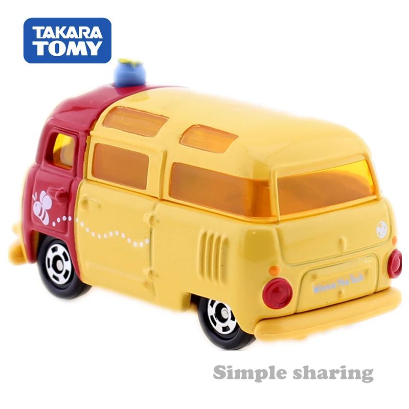 Takara Tomy Tomica DM18 Disney Motors автомобиль Аниме фигурки Winnie Van модель комплект литые