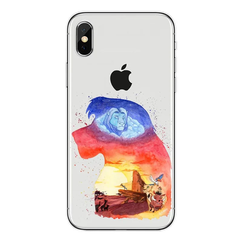 Чехол для телефона Lion King чехол с изображением Симбы вы iphone 8 8Plus 7 Plus 6S SE