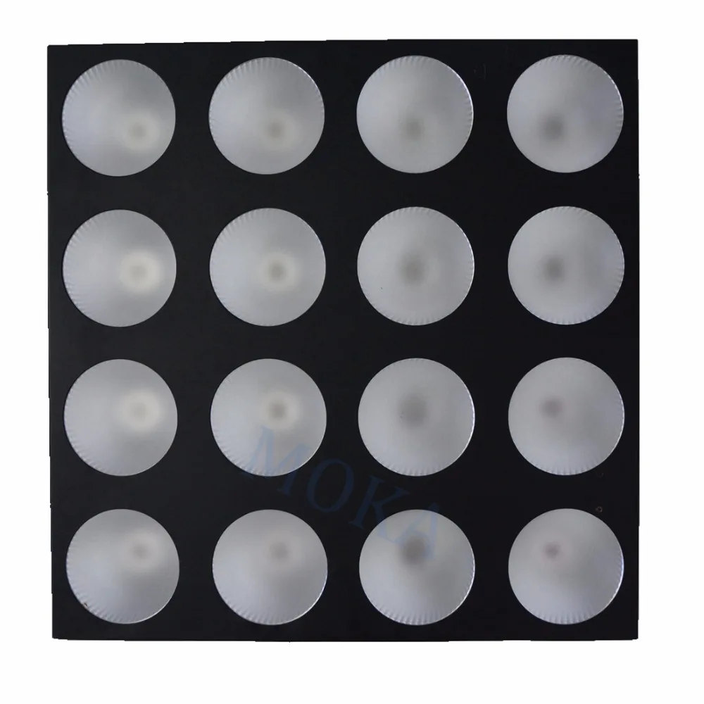 6 шт./лот Профессиональное светодиодное освещение матрица blinder 16x30 Вт RGB 3 в 1