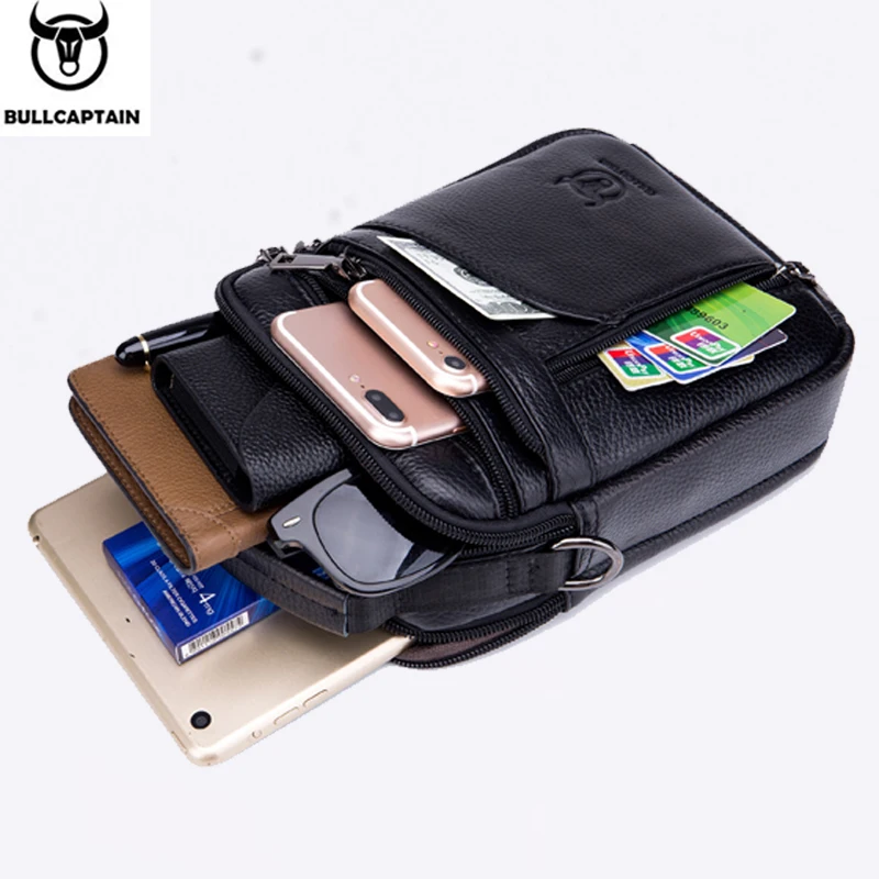 Мужская сумка из натуральной кожи 2019 брендовая мужская через плечо деловой