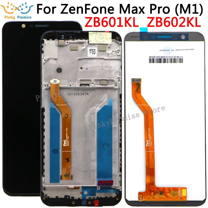 5,9" ЖК-дисплей для Asus ZenFone Max Pro(M1) ZB601KL ZB602KL, сенсорная ЖК-панель, стеклянный экран, дигитайзер в сборе