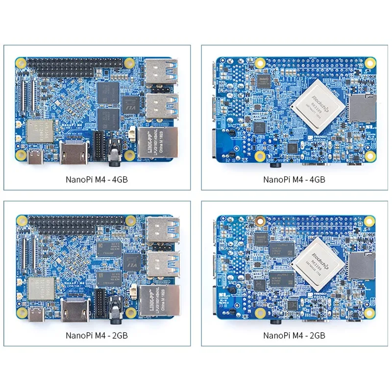 NanoPi M4 2 ГБ/4 ГБ DDR3 Rockchip RK3399 SoC 2,4G и 5G двухдиапазонный WiFi, Поддержка Android 8,1 Ubuntu, AI и глубокого обучения