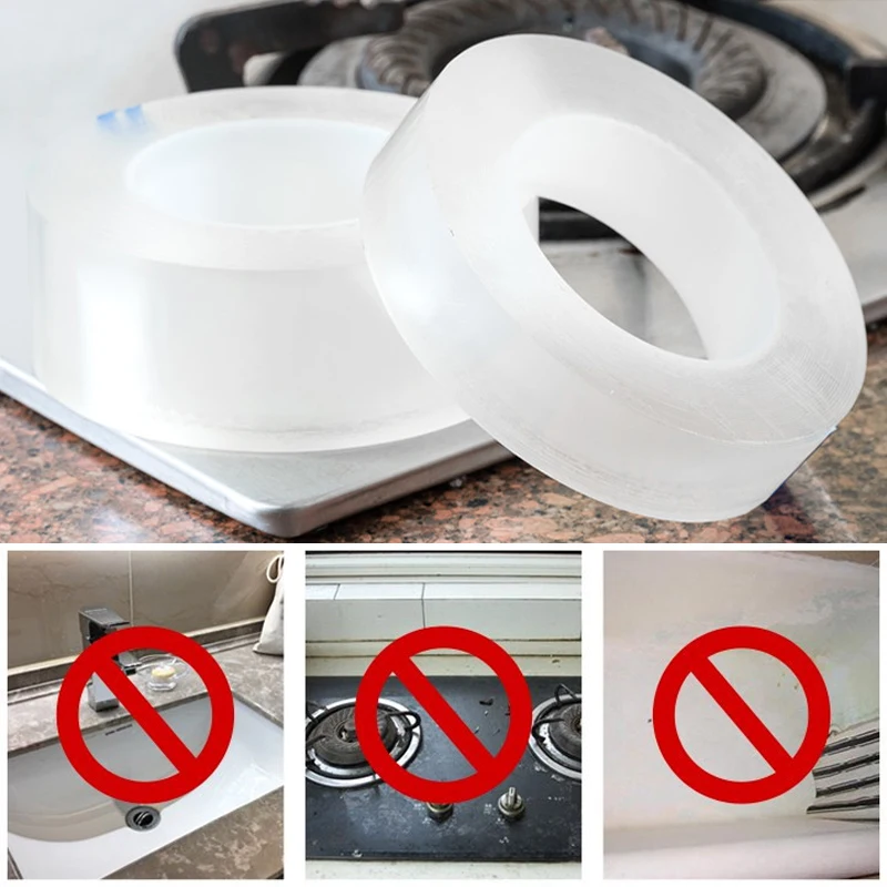 Прозрачная Лента 1 шт. Горячая продажа раковина плесени доказательство кухня