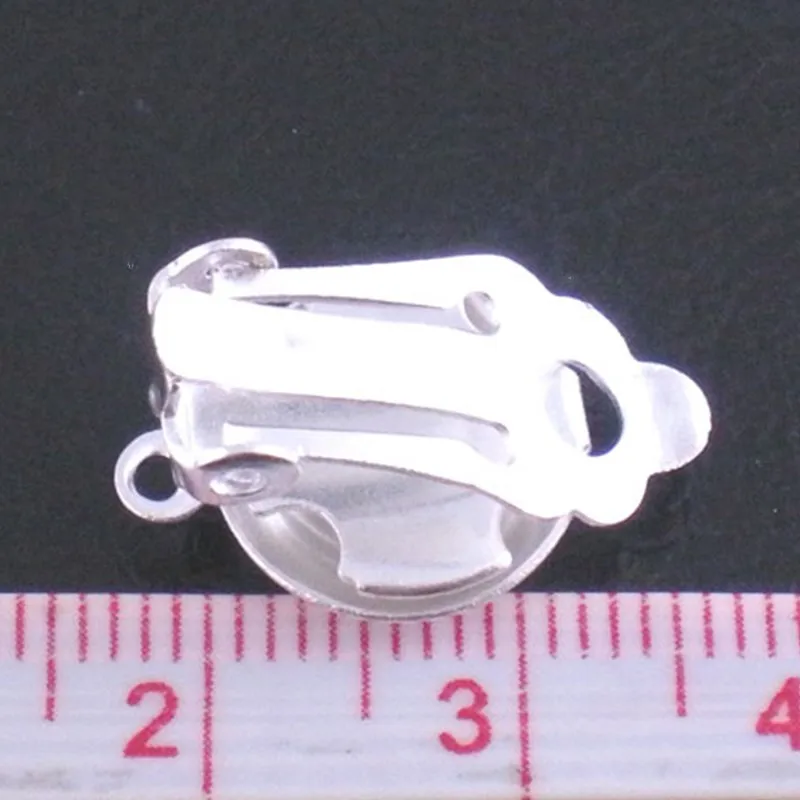 50 шт посеребренные серьги из сплава клипсы подвески для изготовления украшений