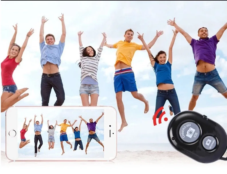 Bluetooth беспроводной пульт дистанционного спуска затвора камера телефон монопод