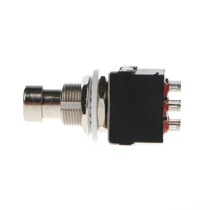 1Pc 9-Pin 3PDT Foot Pedal Switch Stompbox for Electric Guitar Effects True Bypass | Спорт и развлечения