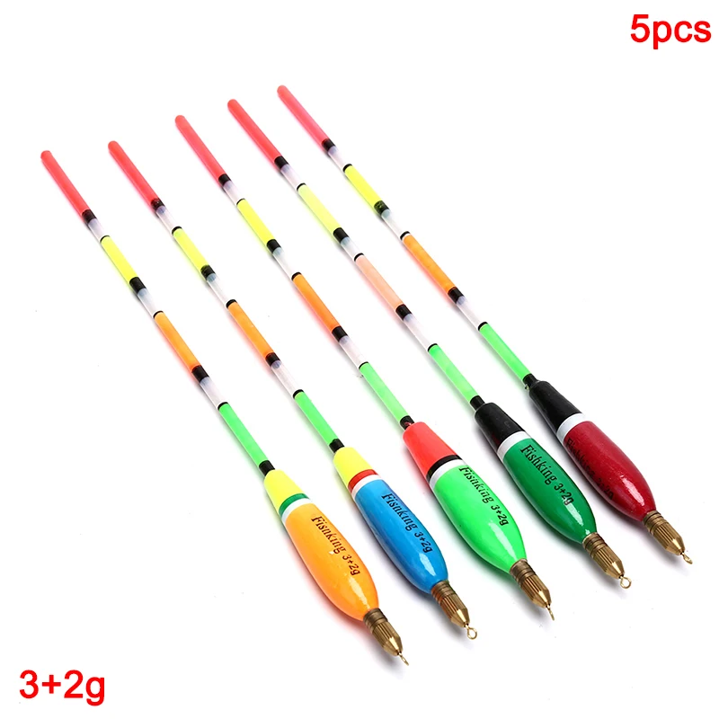 5 шт./лот рыболовный поплавок 3 + 2g/4 2g/5 2g/6 2 г влейте Цвет из баргузинской ели