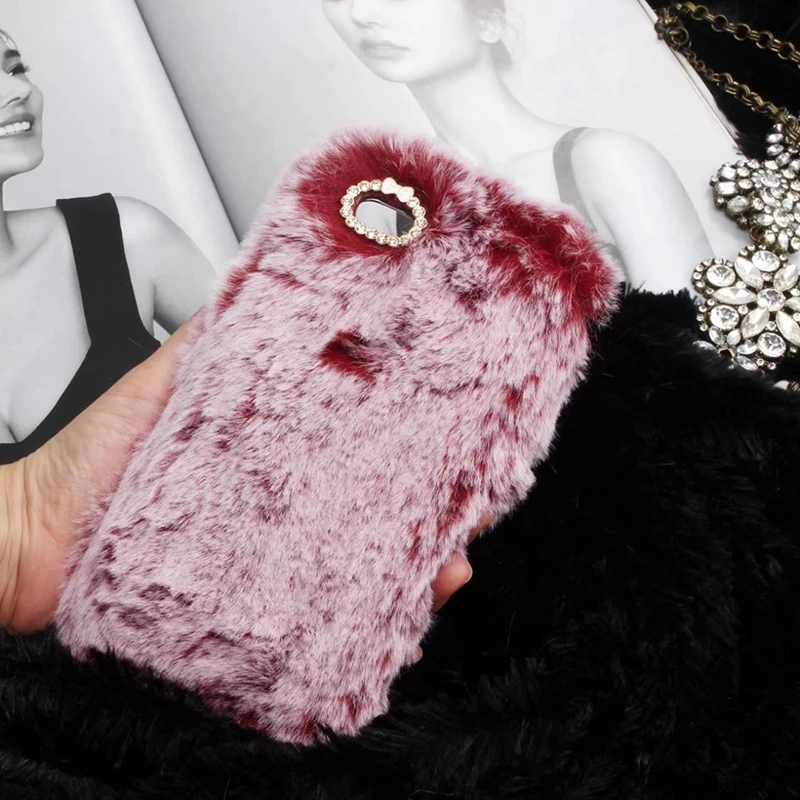 Furry Plush sFor Coque Huawei P10 Lite Case Huwawei Soft Silicon Hairy Back Cover For Capinha Etui |