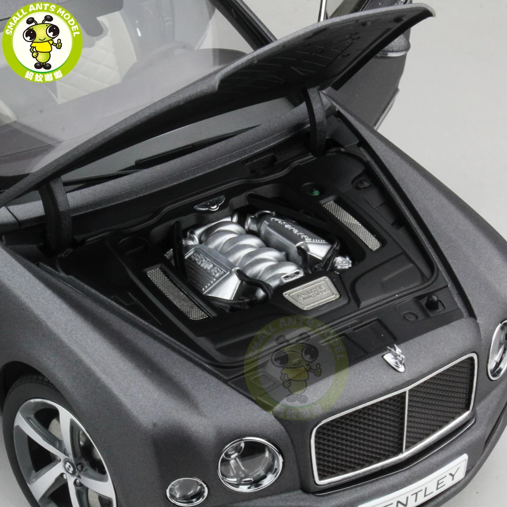 1/18 Kyosho Bentley Mulsanne скоростная литая металлическая модель автомобиля игрушка для мальчиков и девочек Коллекция подарков хобби матовый черный