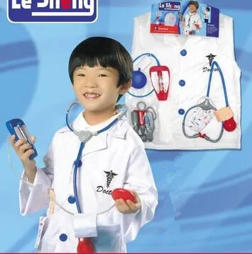 Детский костюм доктора Доктора для детей белое пальто игрушки Хэллоуина косплей