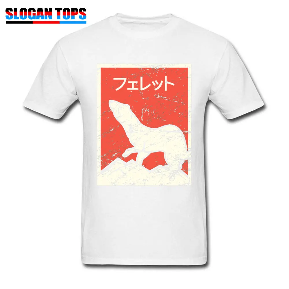 Футболка мужская с коротким рукавом винтажный стиль японский дизайн хлопковая