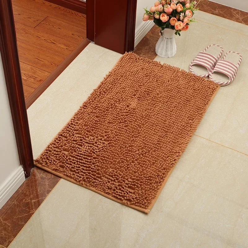Нескользящие коврик для ванной из микрофибры синели Ванная комната Rugs ковер шаг душ Коврики супер мягкий Мульти Размеры