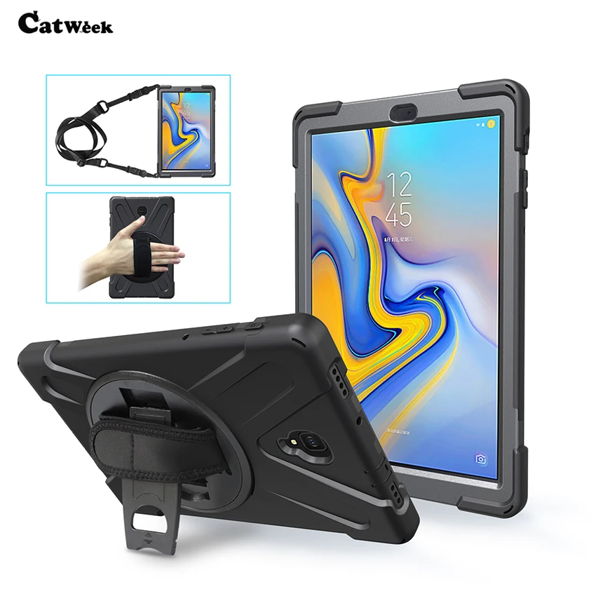 Tab A T590 сверхпрочный силиконовый чехол для Samsung Galaxy 10 5 SM T595 T597 планшет Fundas + ручной