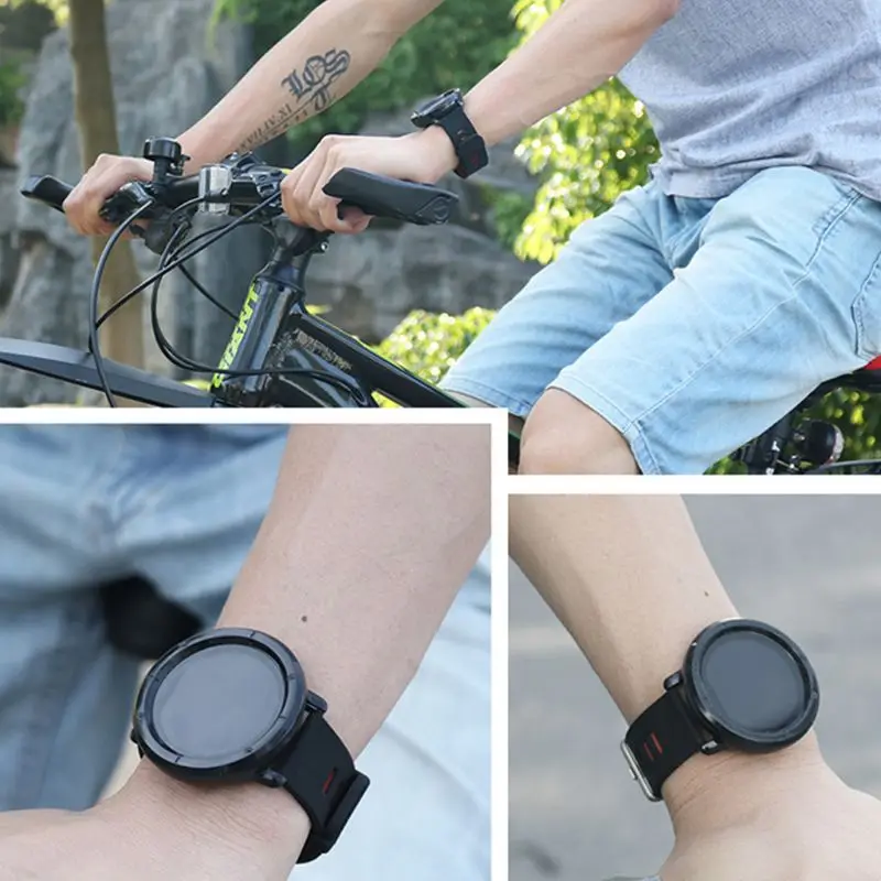 7 цветов корпус защитный чехол для Huami Amazfit Stratos 2 Смарт Браслет аксессуары