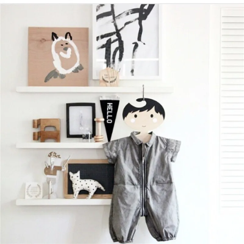 Вешалка для одежды мальчиков и девочек домашний набор скандинавский реквизит