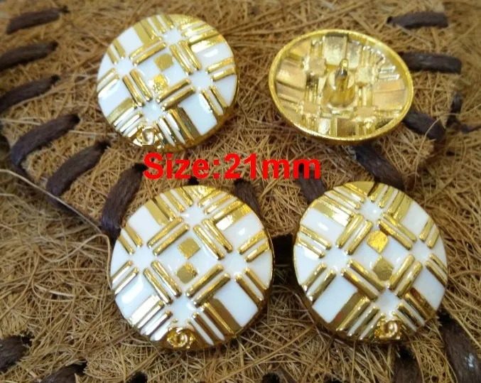 10 шт., новая модная высокосортные металлические стразы куртка пальто рубашка из хлопка; пальто Верхняя одежда на пуговицах; размеры 24 мм - Цвет: NO29 Size