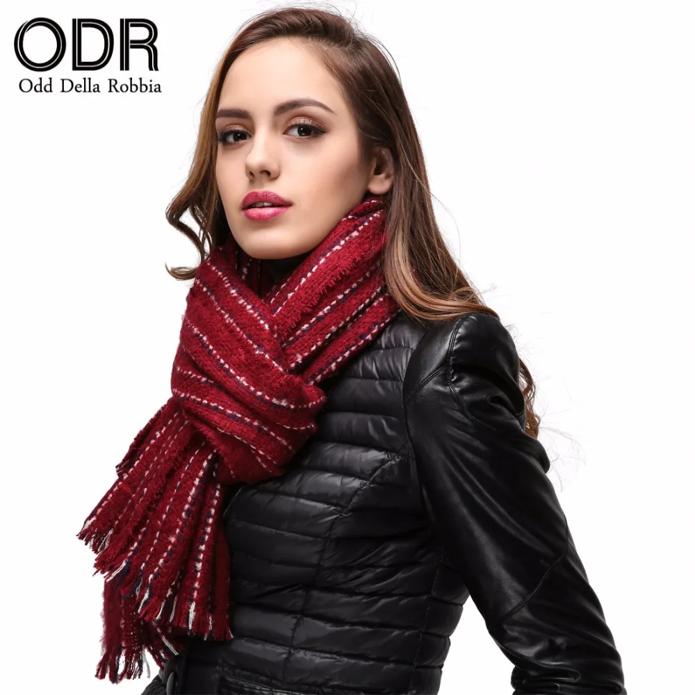 Нечетные Делла Robbia Супер Очаровательный Темперамент Красный Шарф Подходит Для