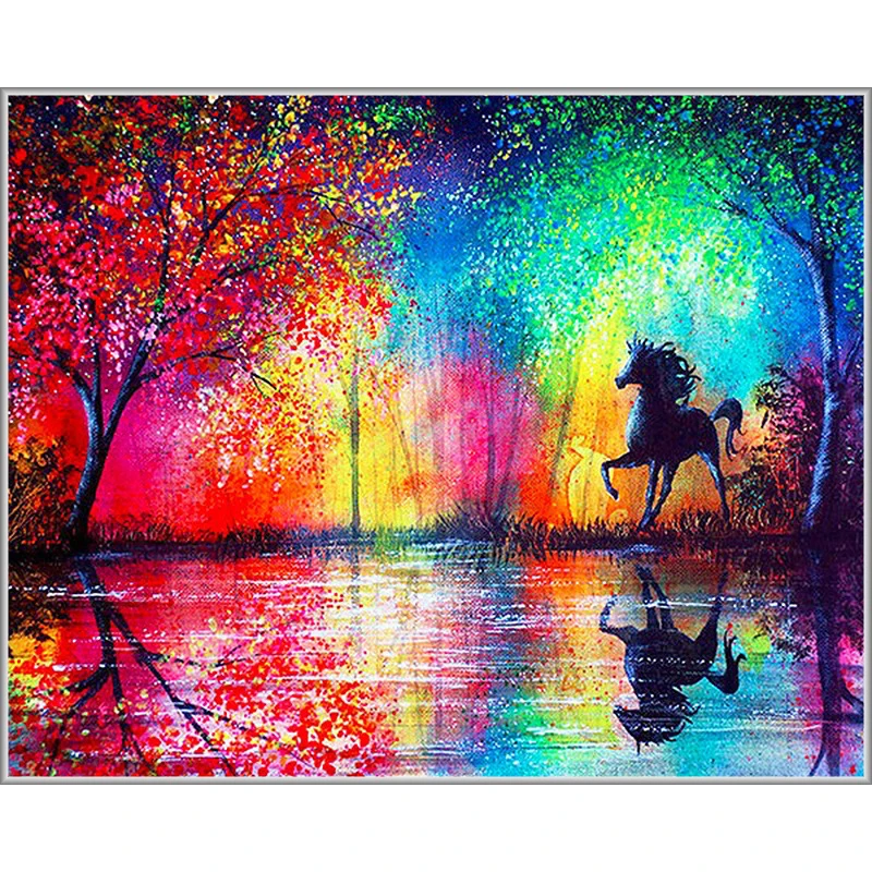 Сделай Сам полный алмазов гостиная алмаз живопись квадратный вышивка крестиком