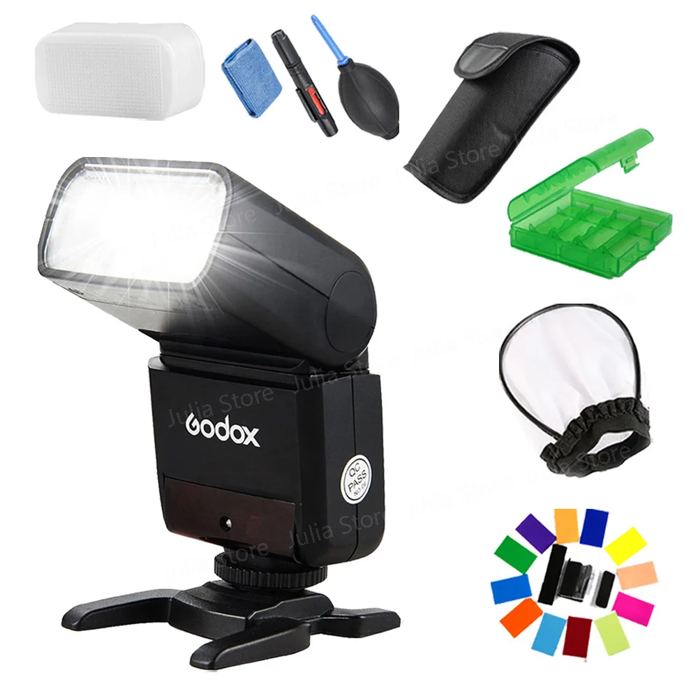 Godox Мини Вспышка TT350S TT350N TT350C TT350O Камера Flash ttl HSS GN36 для sony беззеркальных DSLR Камера A7 A6000 A6500 серии