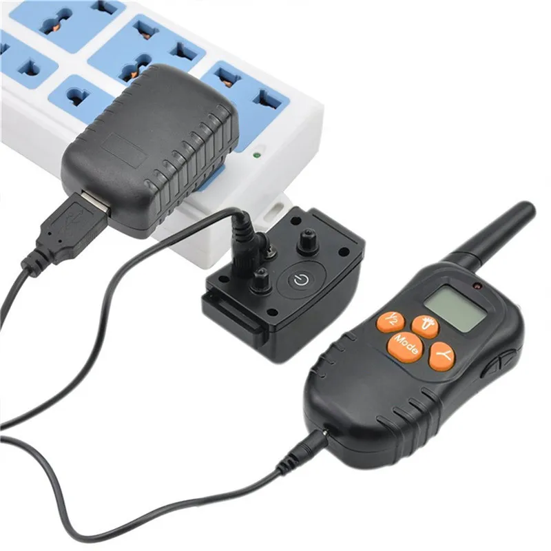 Синий Экран радиоуправляемая Собака Обучение воротники Перезаряжаемые нет