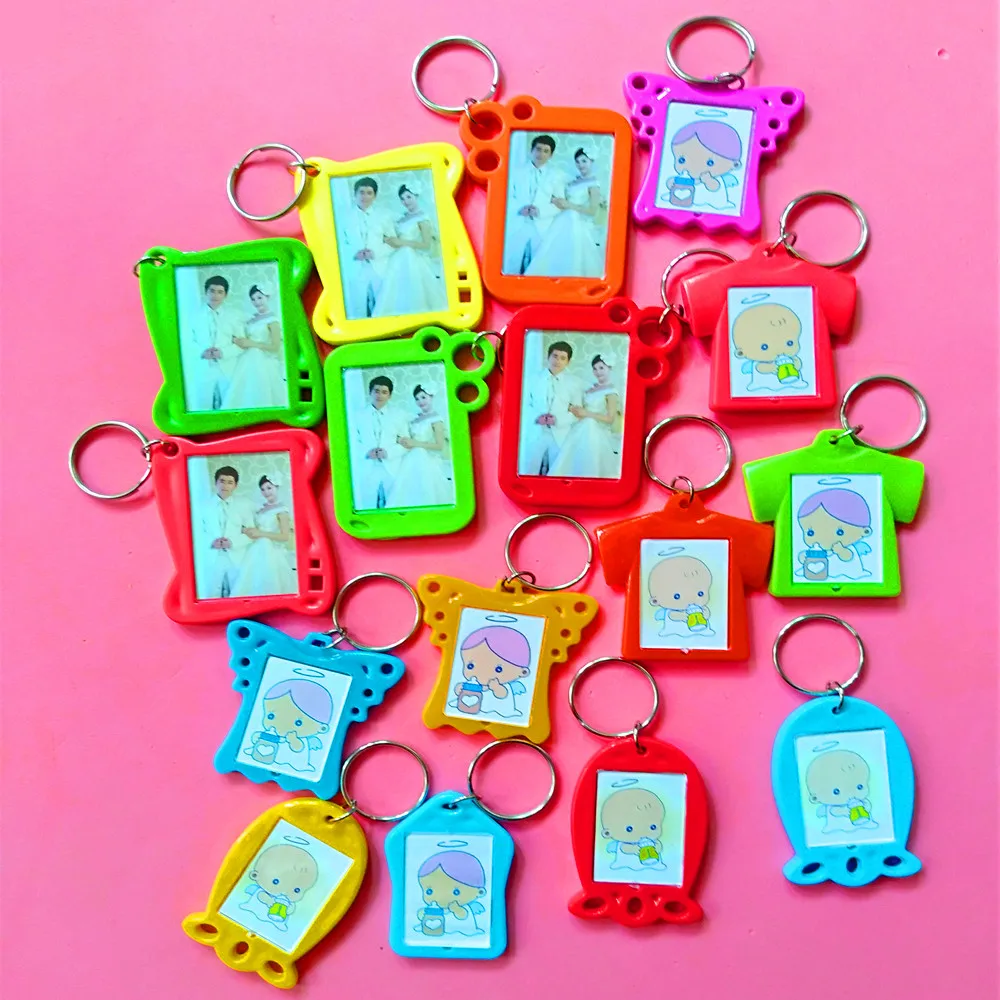 Пустые Акриловые Брелоки для ключей 10 шт. брелоки в форме