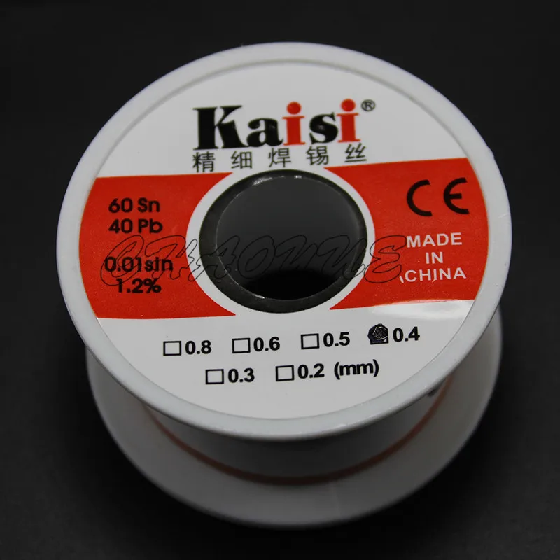 Оловянно-свинцовый припой Проволочная проволока для пайки с канифолью 0 3 мм 4 5 6