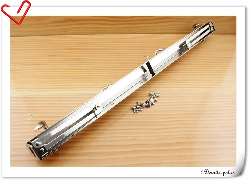 Винтажная вращающаяся сумка из матового никеля с металлической рамкой 18 дюймов 45