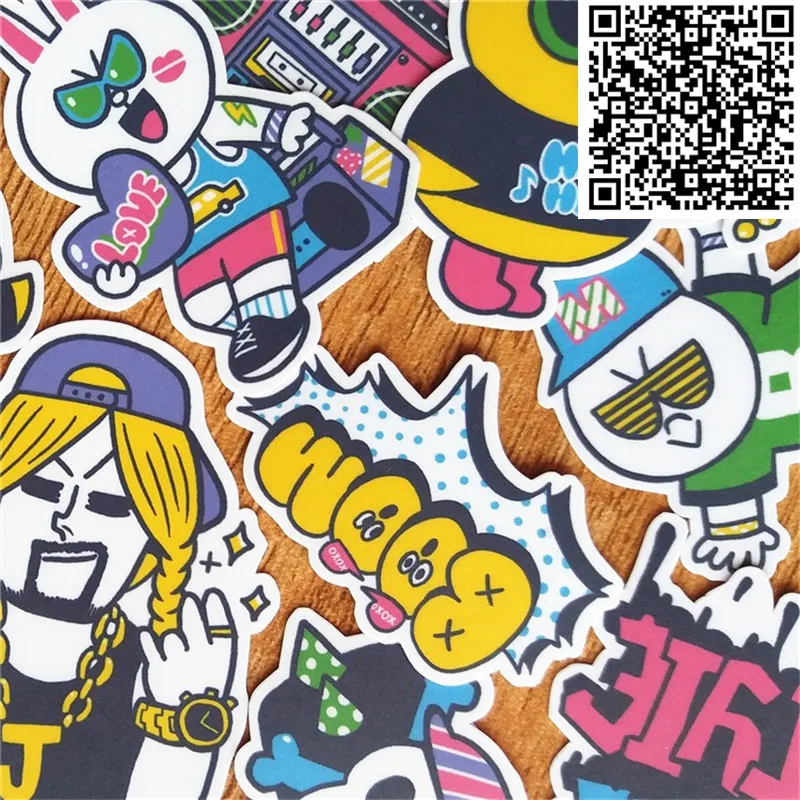 Наклейки для багажа ноутбука скейтборда холодильника велосипеда телефона