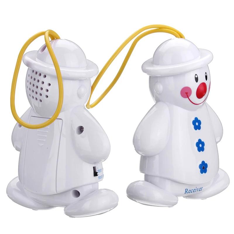 5 пара/лот Новый Снеговик прекрасный беспроводной ребенок плач детектор монитор
