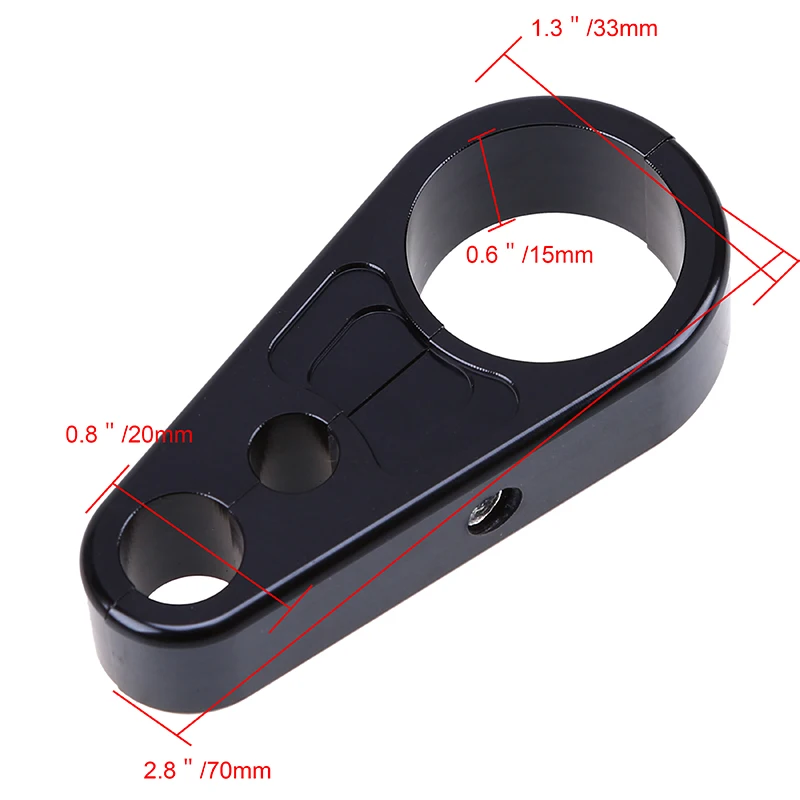 Зажим для мотоциклетного тормоза Алюминиевый зажим троса сцепления руля