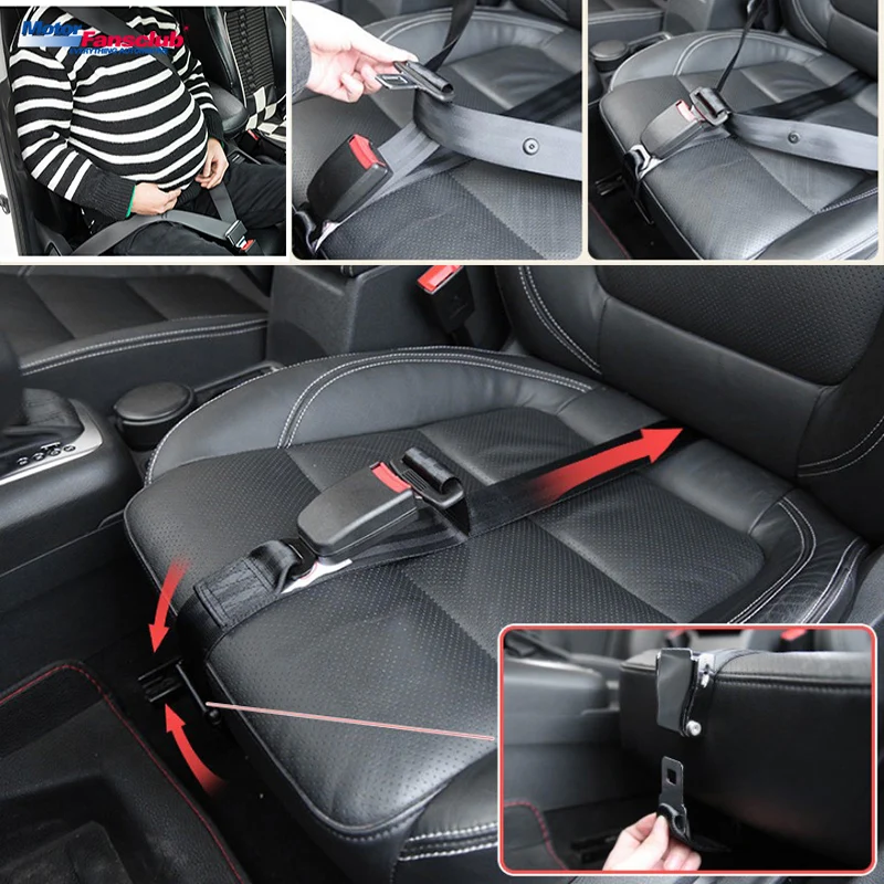 1Pcs Pregnant Auto Car Seat Belt Extender Buckle Clip Strap Adjustable Length Universal Pregnancy Safety Cover Women Protection |