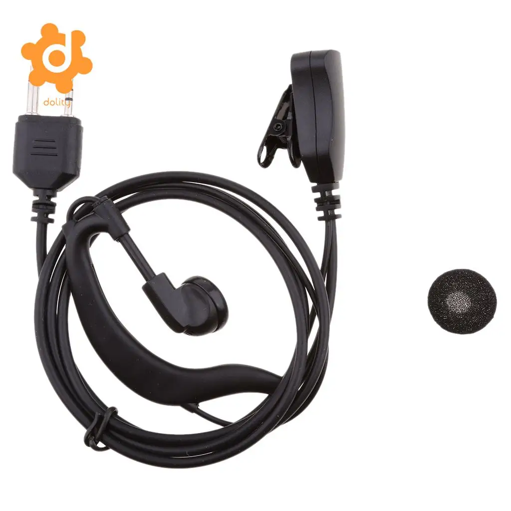 G образный ушной крючок гарнитура функция PTT MIC 2Pin для MIDLAND GXT400 GXT450 GXT500 GXT550|Кабели