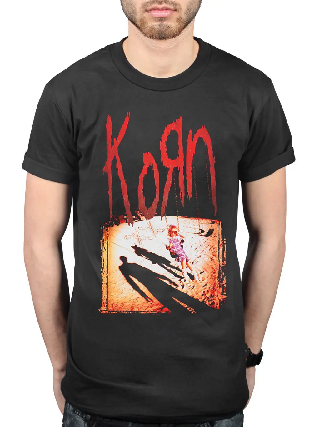 Официальный Korn футболка с металлическими вопросами жизнь это Peachy Untouchables Новый