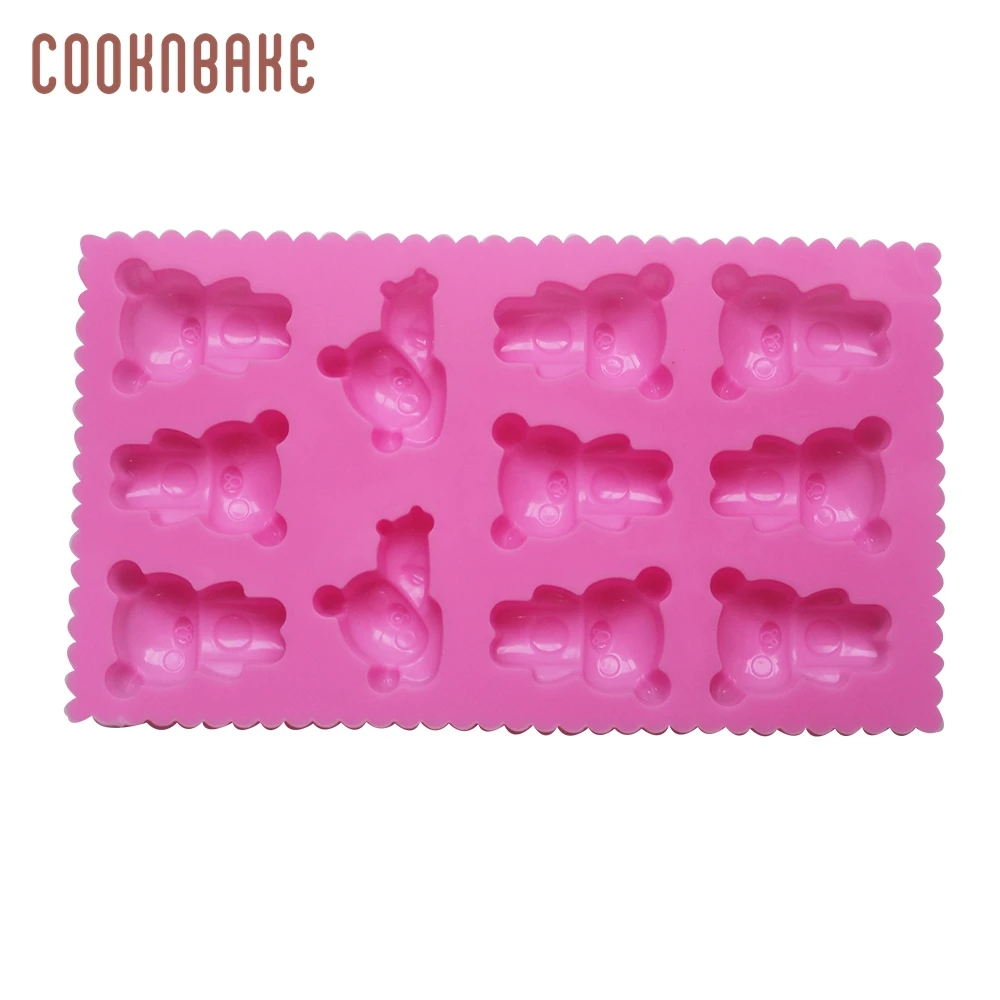 Силиконовая форма для шоколадных конфет COOKNBAKE медвежья выпечки торта мыла льда