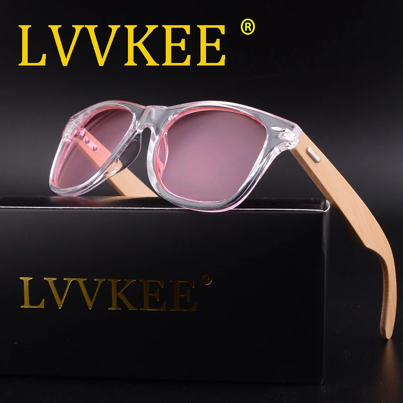 LVVKEE ретро деревянные солнцезащитные очки для мужчин бамбуковые женщин фирменный