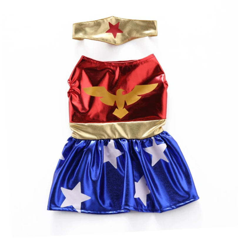 Рождественская Одежда для собак костюм Щенячий патруль и Орел Wonder Women